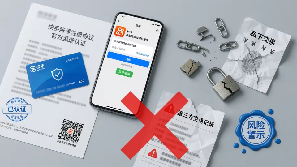 快手号安全购买渠道:官方建议与风险警示