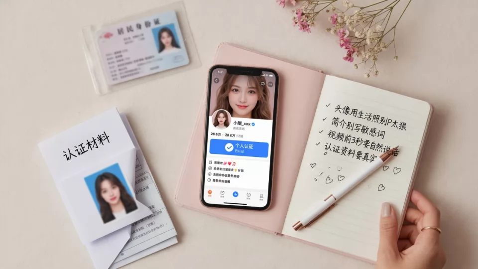 快手个人认证女号轻松拿捏小tips