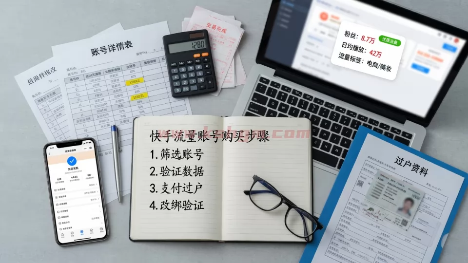 快手流量账号购买全攻略:步骤详解与注意事项